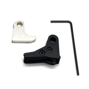 Alternative view of ⚡ New: In Stock Glock FRT Polymer V3 Trigger Shoe Kit with Safety and Curved Steel Trip for All Glocks – Black
