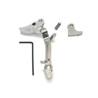 ⚡ New: In Stock GLOCK FRT V2 6061 ALUMINUM TRIGGER BAR KIT, SILVER CURVE, GEN 1 2 3 4, 9mm, .40, .357