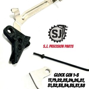 Alternative view of ⚡ New: In Stock GLOCK FRT POLYMER V3 BAR GEN 1 2 3 with Safety and Curved Steel Trip for 17 19 22 26 27